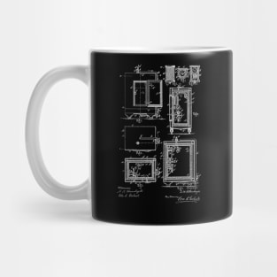 Bank Safe Vintage Patent Drawing Mug